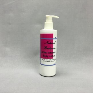 NATURAL RADIANCE---MSM VITAMIN E BODY LOTION